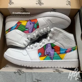 Cartoon Freestyle - Jordan 1 Mid | UK 9.5