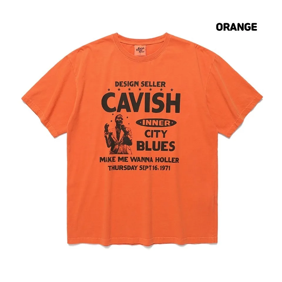 CAVISH  |Unisex Street Style Logo T-Shirts