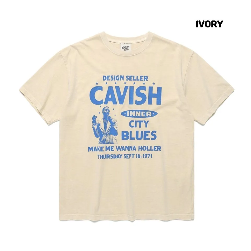 CAVISH  |Unisex Street Style Logo T-Shirts