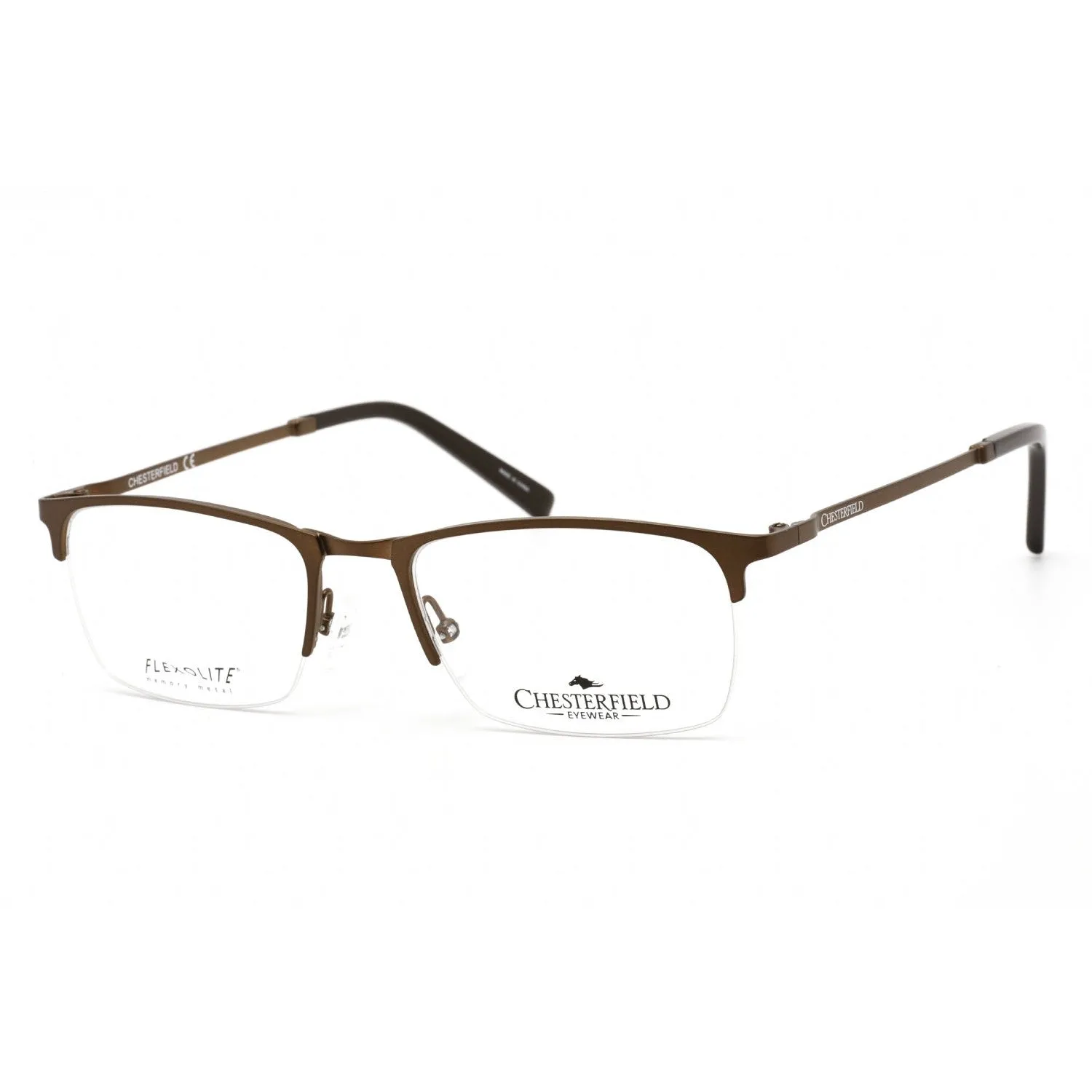 Chesterfield CH 893 Eyeglasses BROWN/Clear demo lens