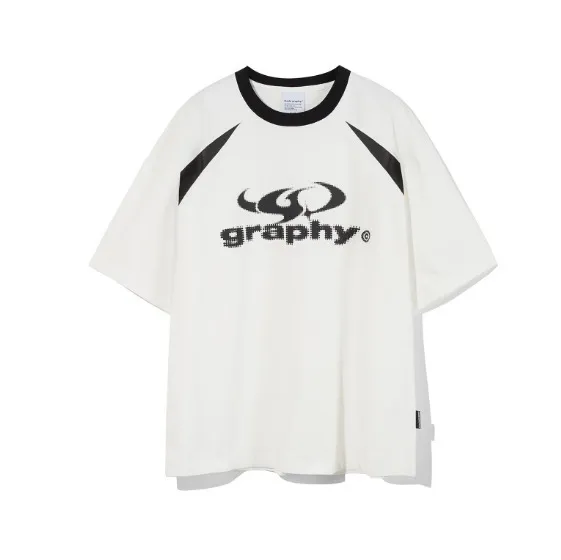 Code graphy  |Unisex Plain Cotton Logo T-Shirts