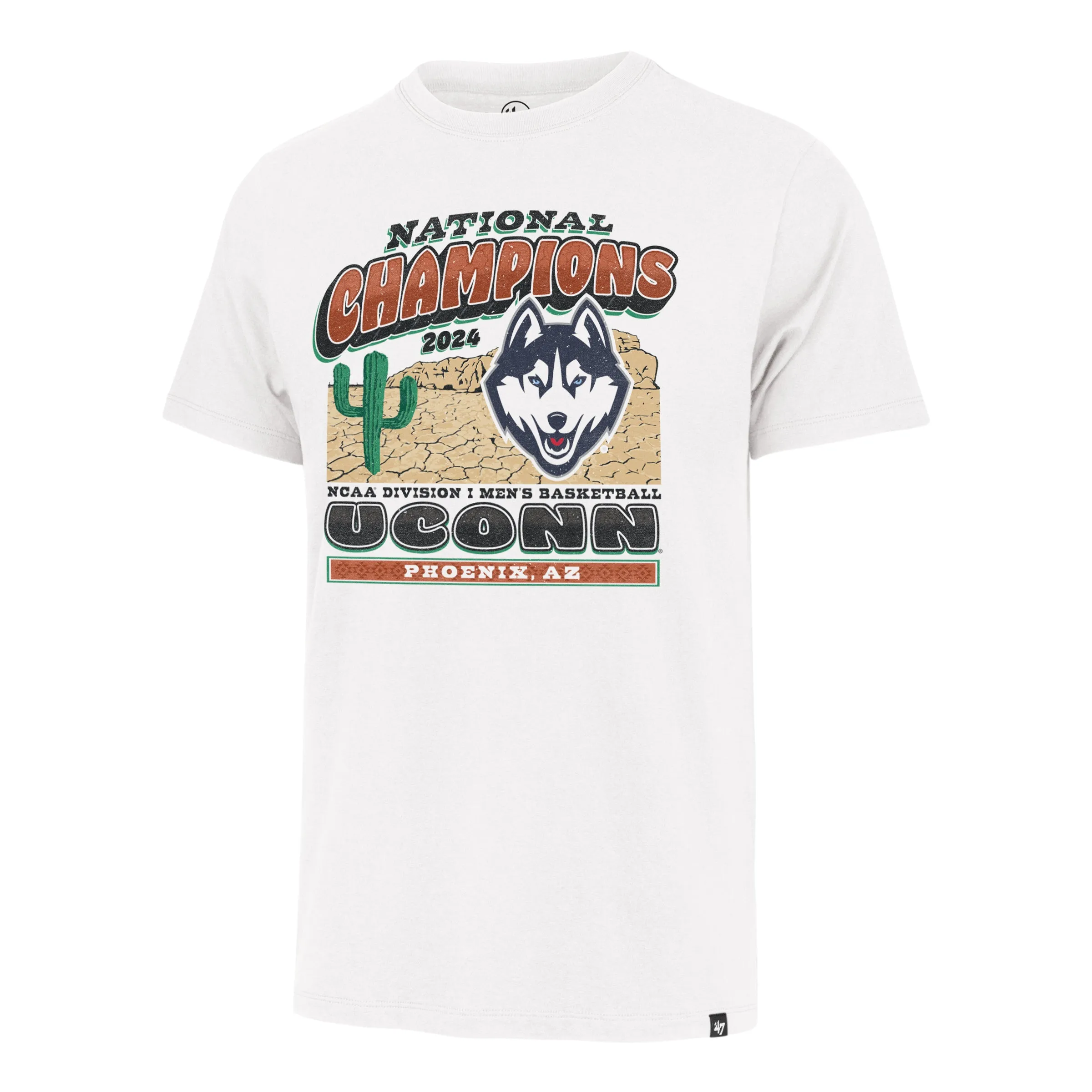 CONNECTICUT HUSKIES UCONN NCAA NATIONAL CHAMPIONS '47 FRANKLIN TEE