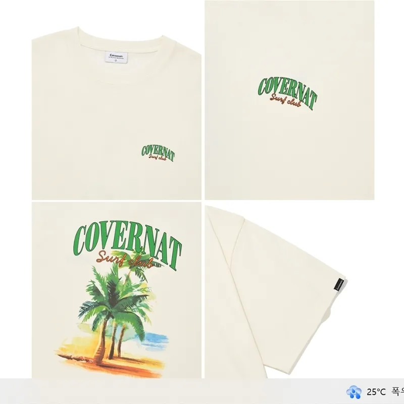 COVERNAT  |Unisex Street Style Logo T-Shirts