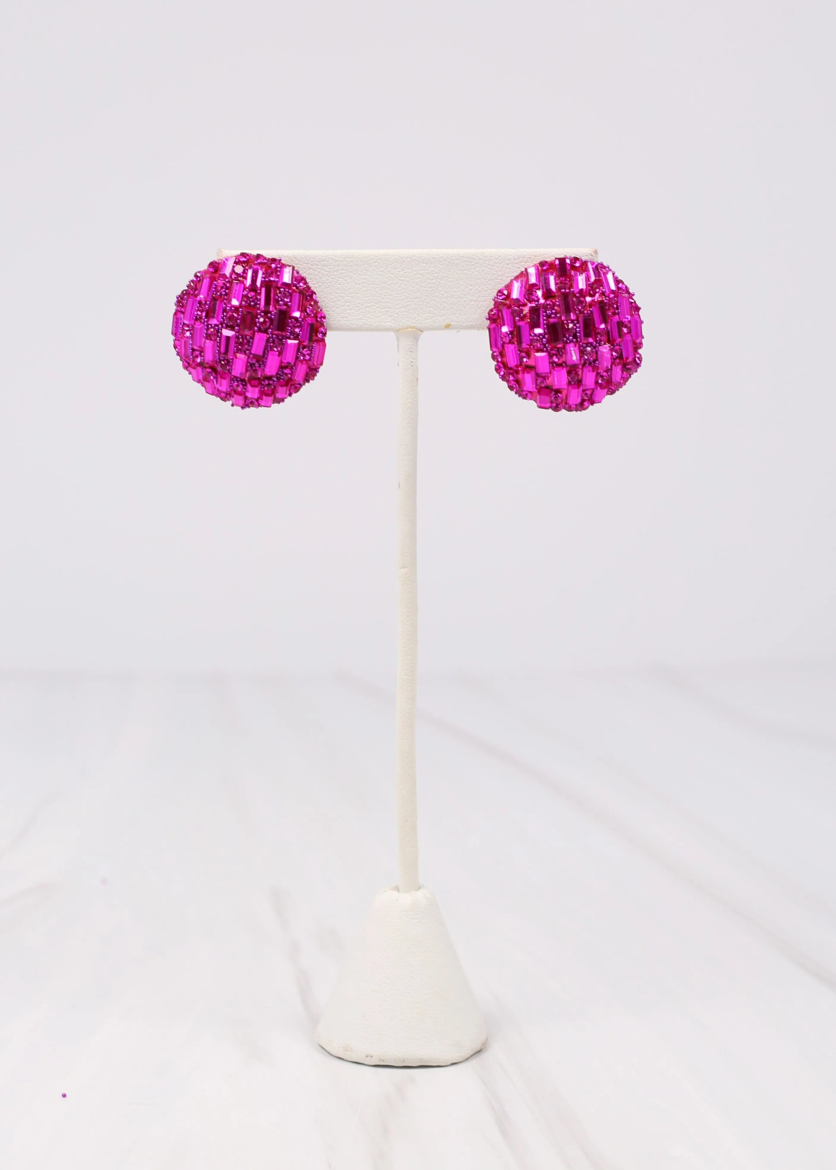 Disco Fever Earring FUCHSIA