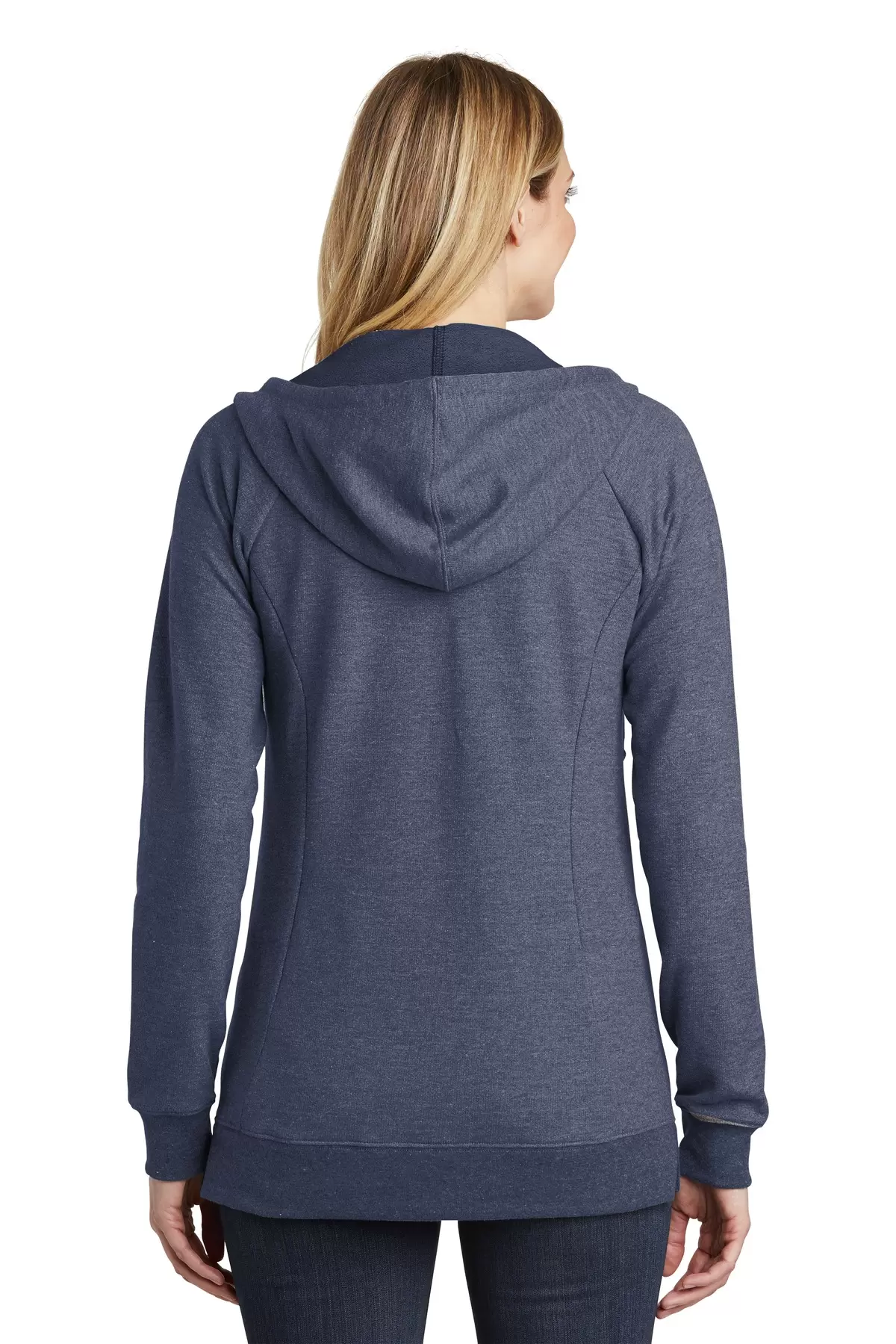 District Clothing DT456 District    Women's Perfect Tri    French Terry Full-Zip Hoodie SKU: DT456