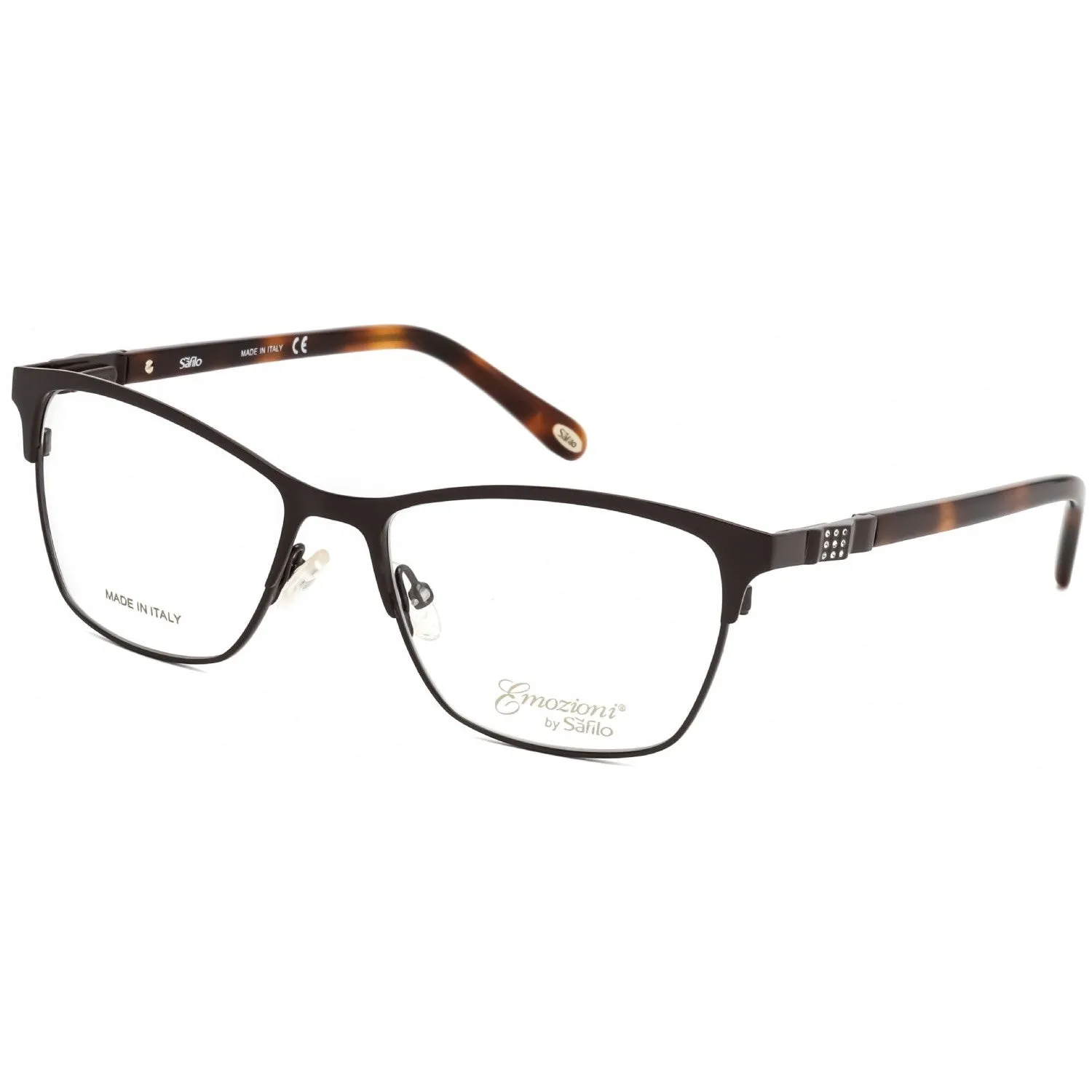 Emozioni EM 4392 Eyeglasses Brown / Clear Lens