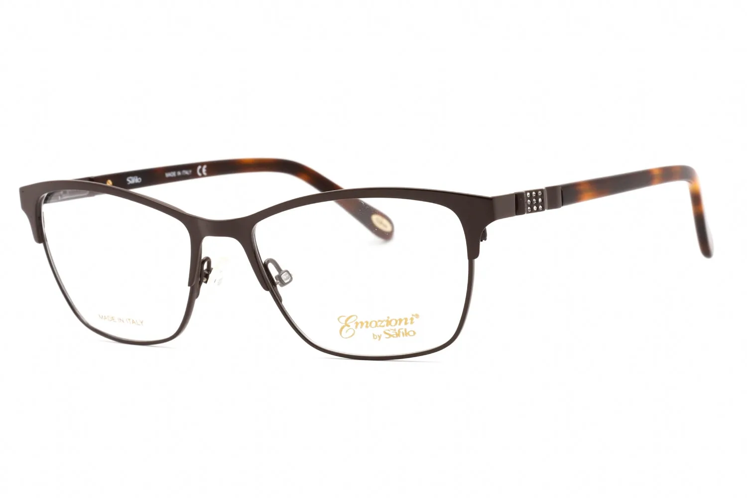 Emozioni EM 4392 Eyeglasses Brown / Clear Lens