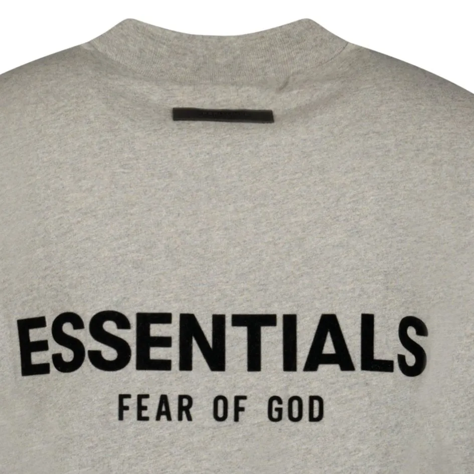 FEAR OF GOD ESSENTIALS ESSENTIALS T-SHIRT (DARK HEATHER) GREY