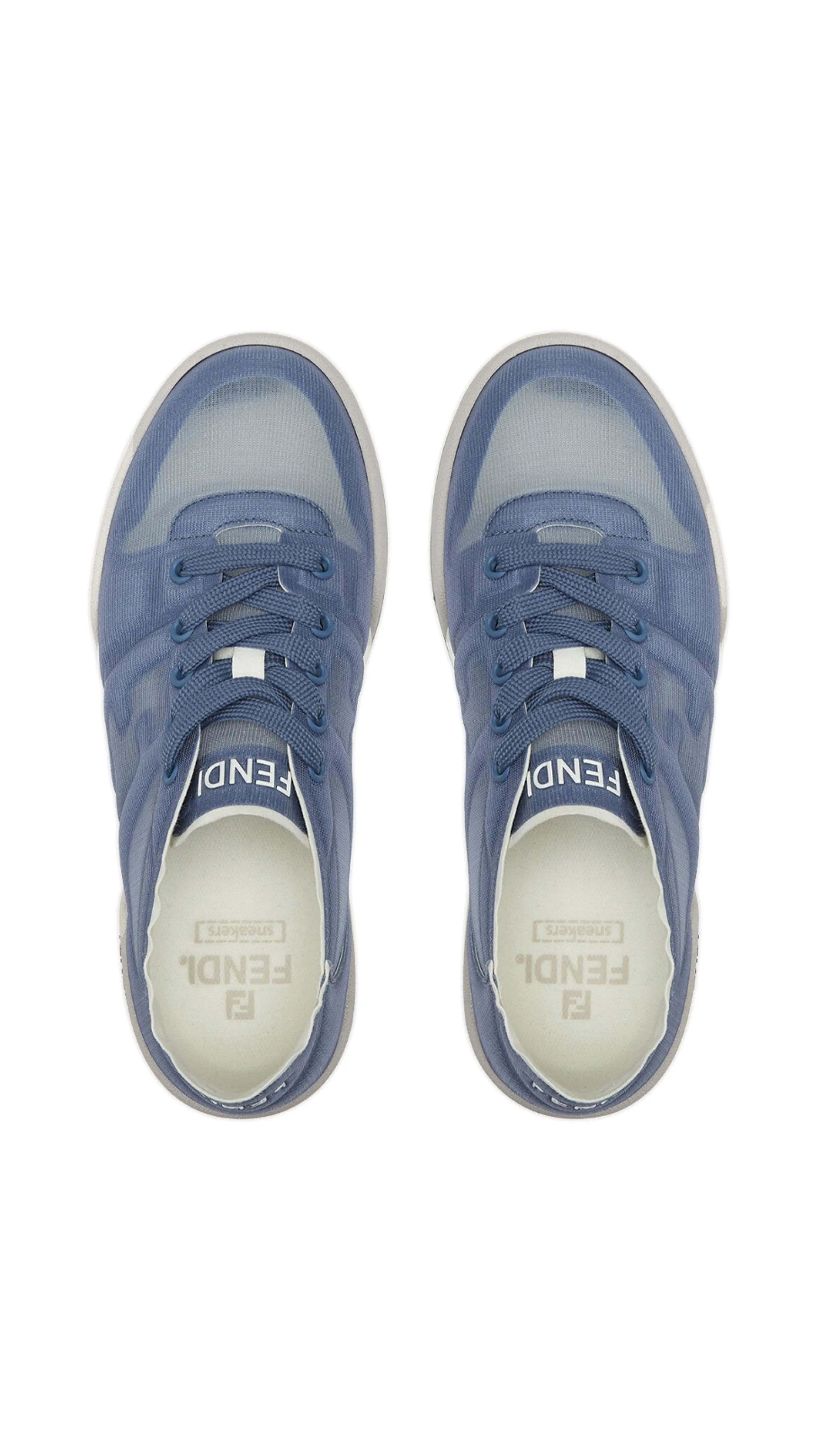 Fendi Match Mesh Sneakers - Blue