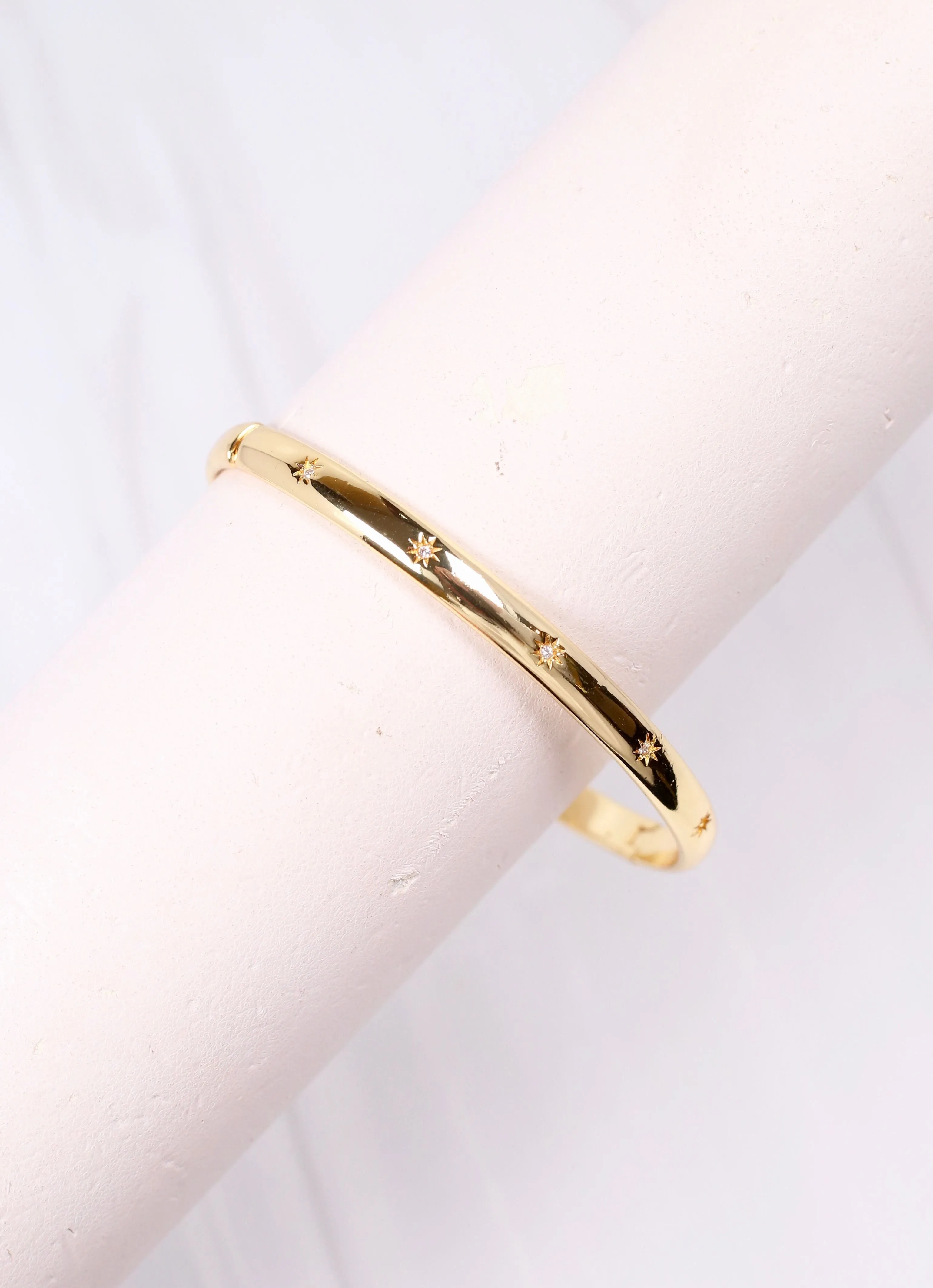 Fernandez CZ Bangle GOLD