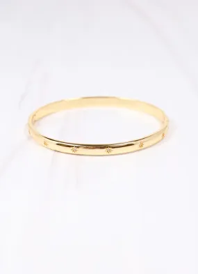 Fernandez CZ Bangle GOLD