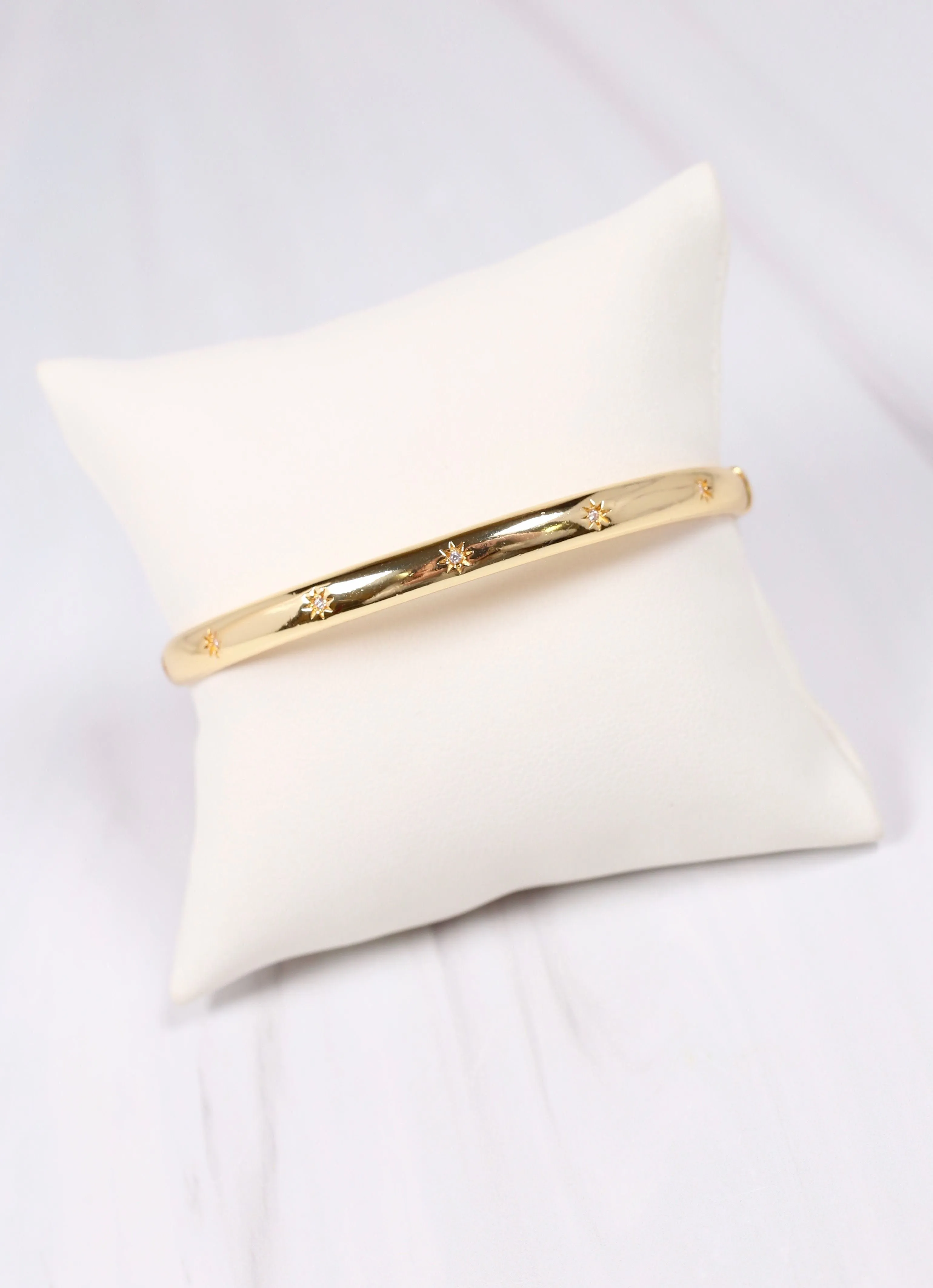 Fernandez CZ Bangle GOLD