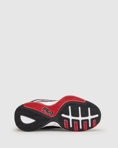 FILA JUNIOR SPITFIRE BLACK/RED BASKETBALL SHOE