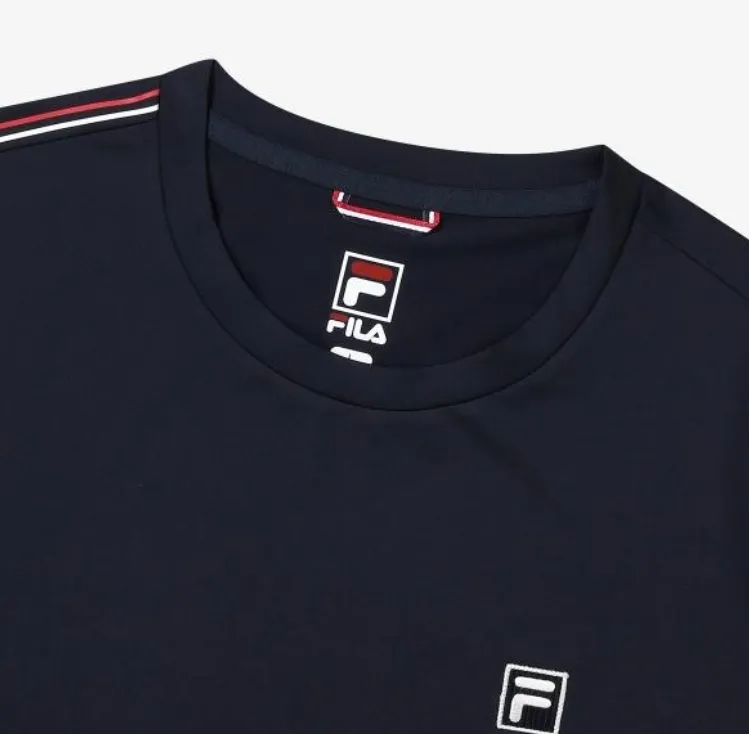 FILA  |Unisex Street Style Cotton Logo T-Shirts