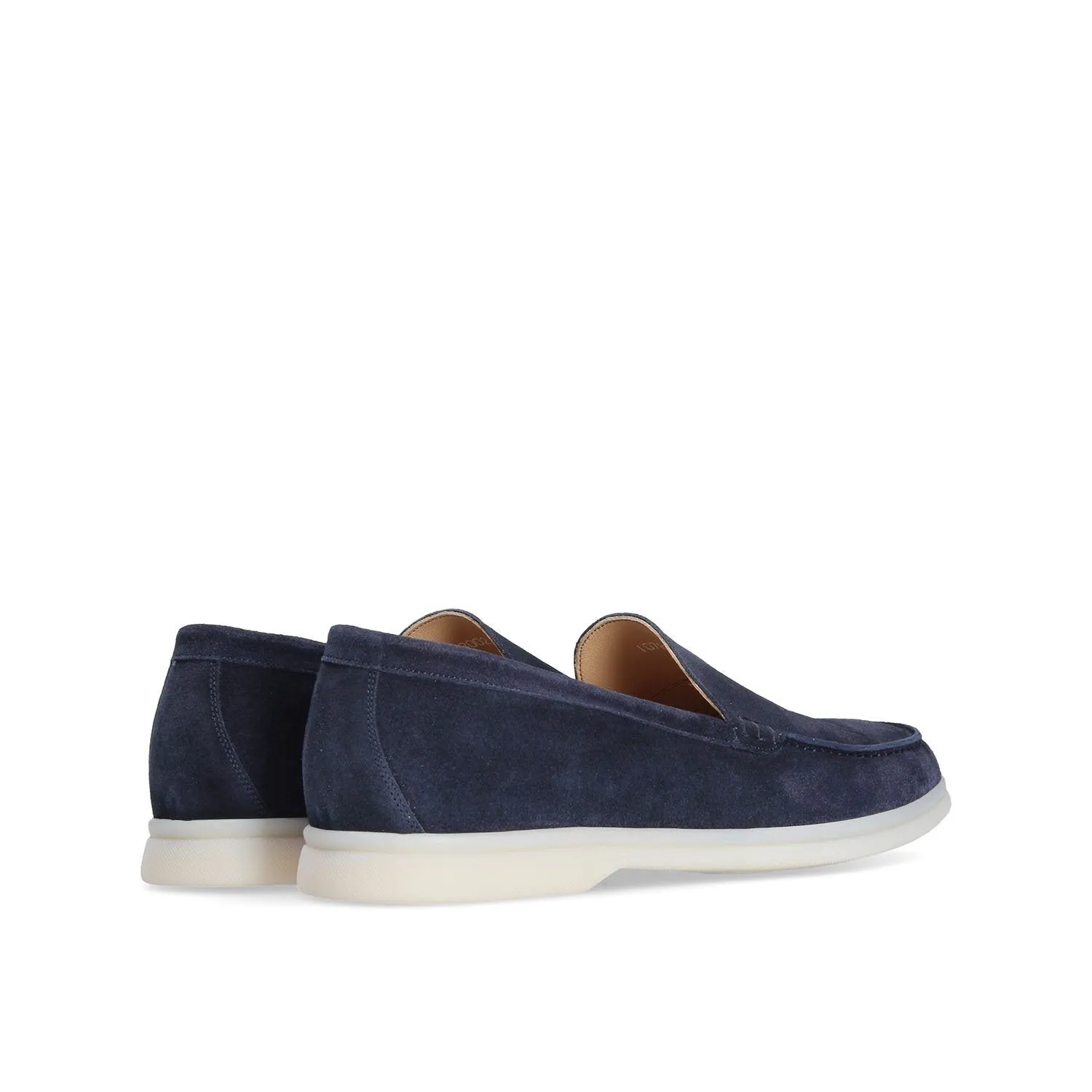 Franceschetti Vieste Men's Shoes Blue Suede Leather Slip-On Sneakers (FCCT1013)