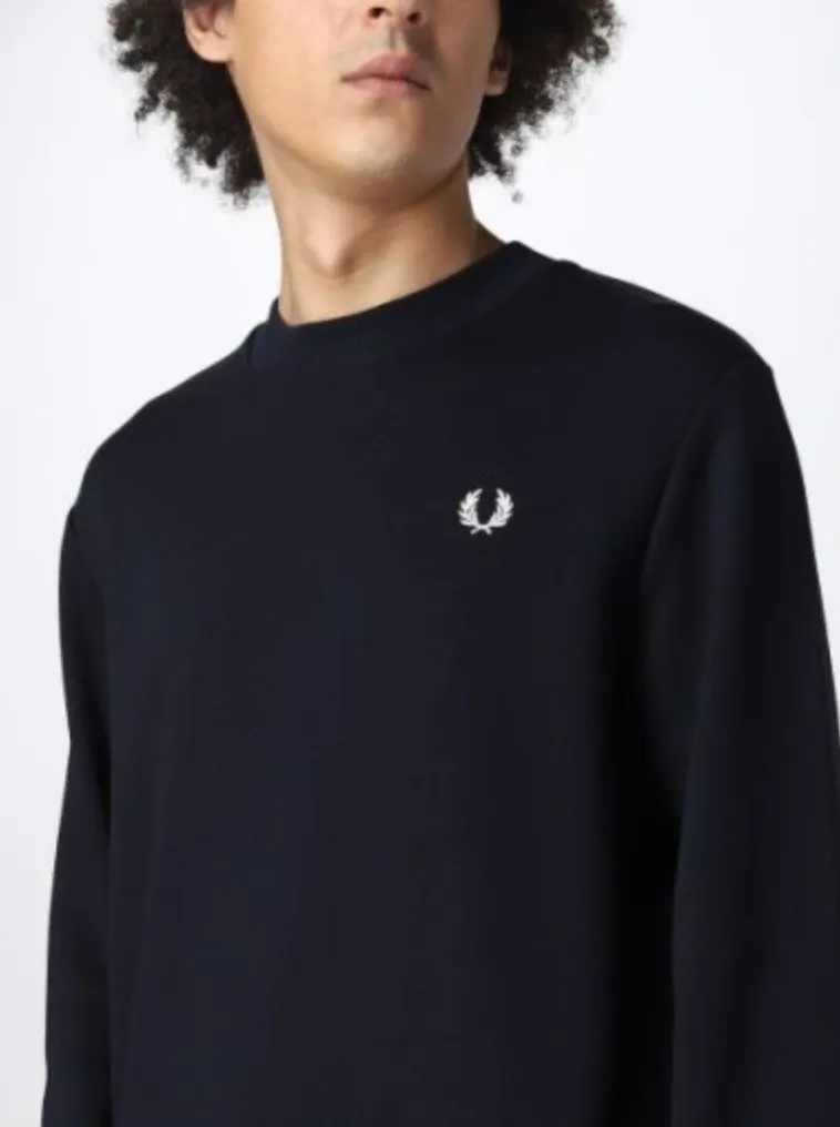 FRED PERRY  |Unisex Street Style Logo Sweatshirts