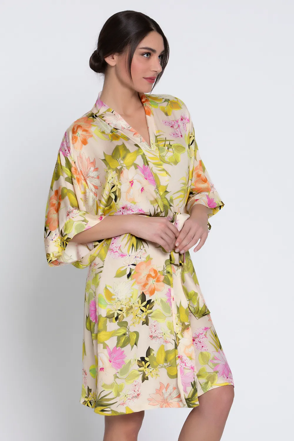 Frisson D'or Mid Length Robe