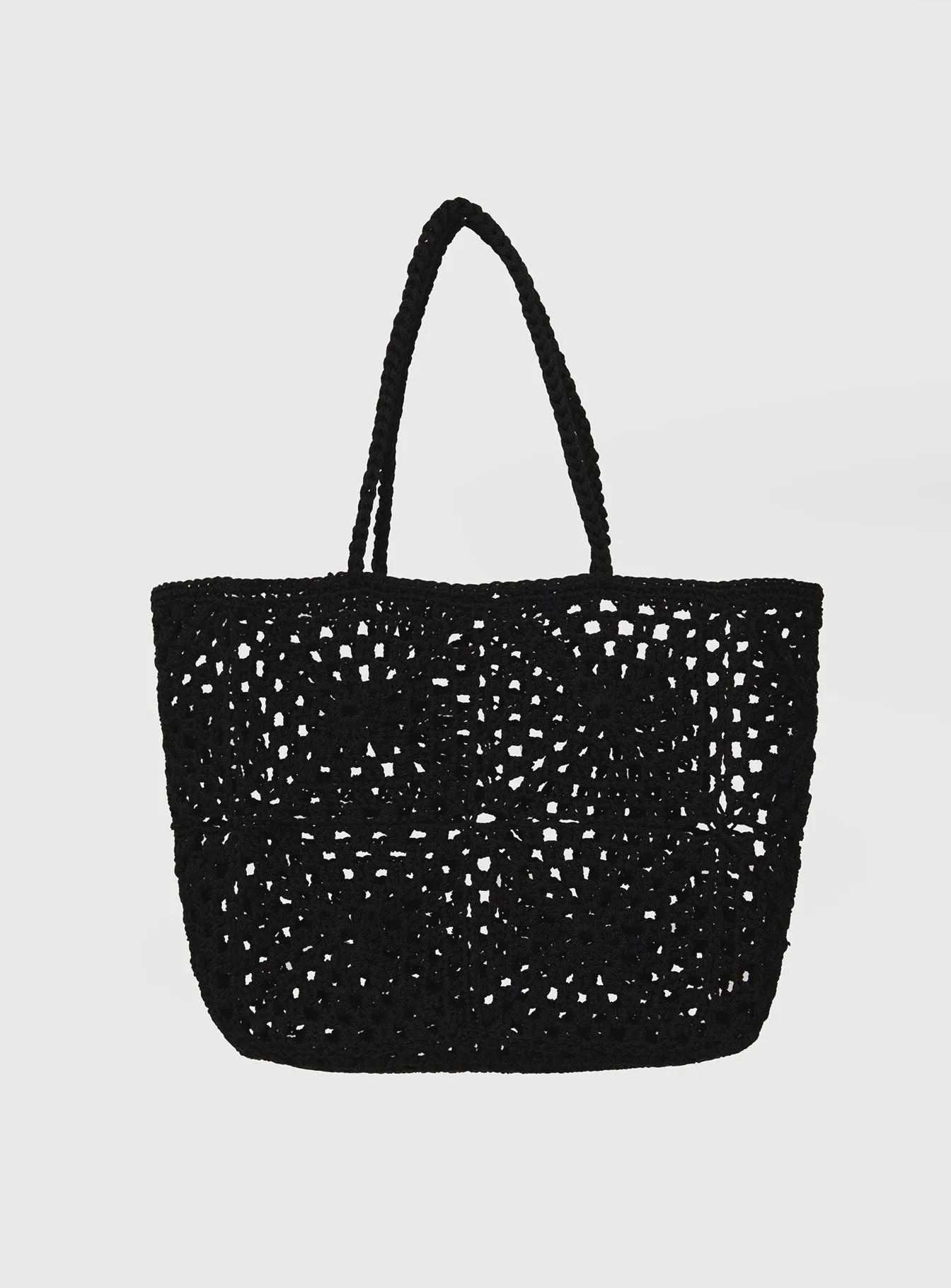 Frolicking Tote Bag Black