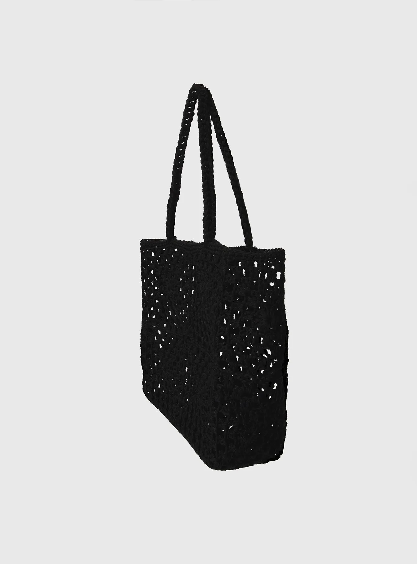 Frolicking Tote Bag Black