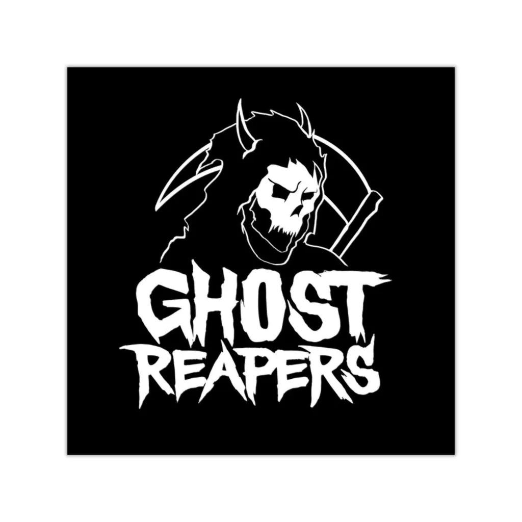 GHOST REAPERS - Square Vinyl Stickers - 5 x 5