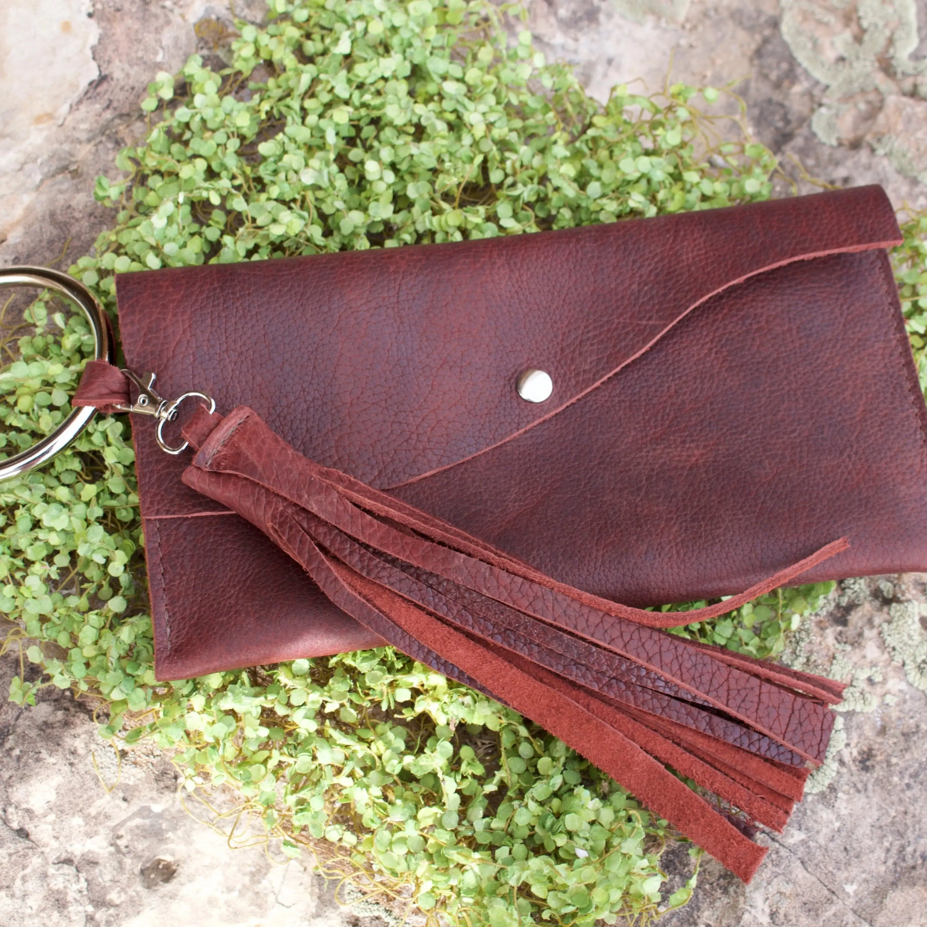 GNO Leather Handmade Clutch