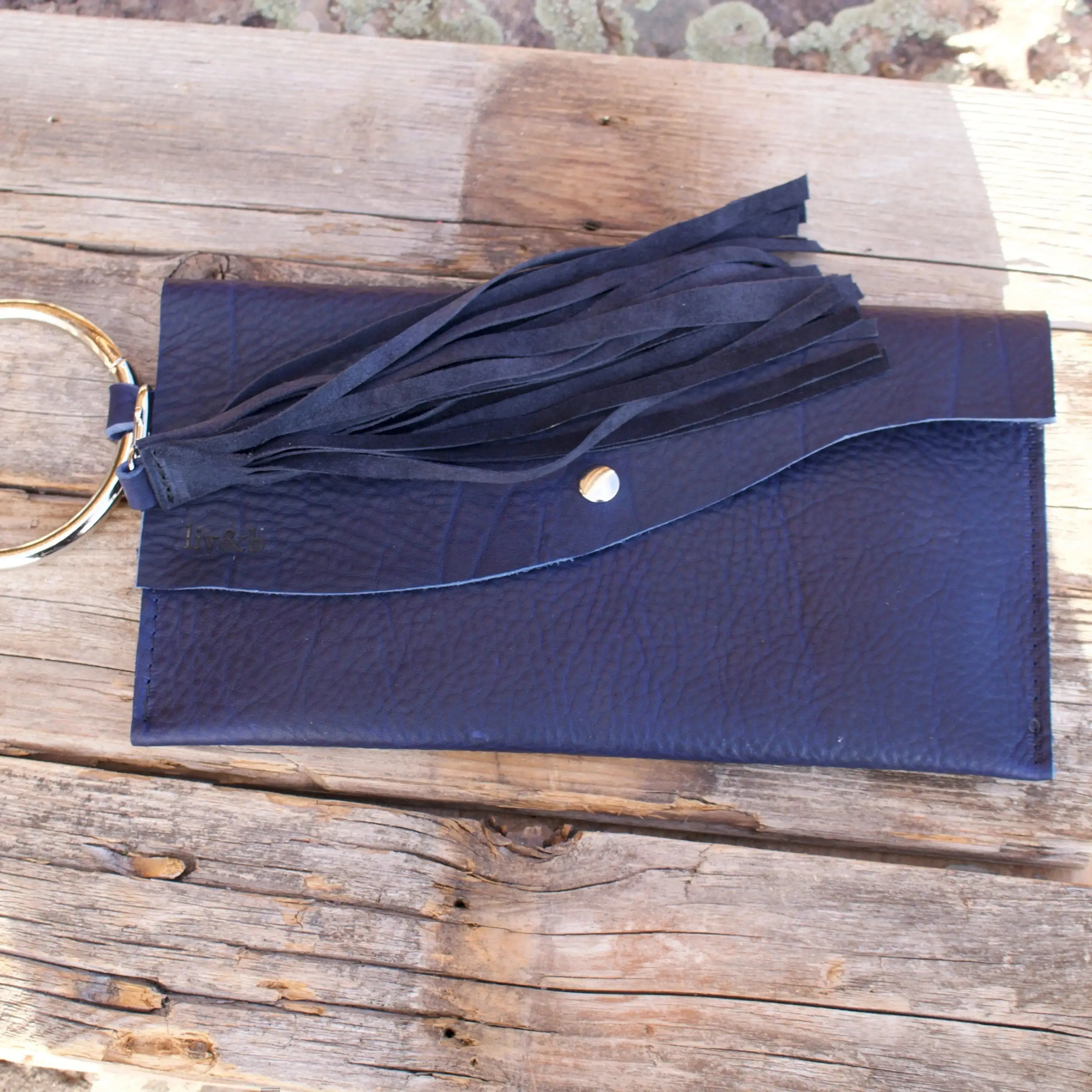 GNO Leather Handmade Clutch