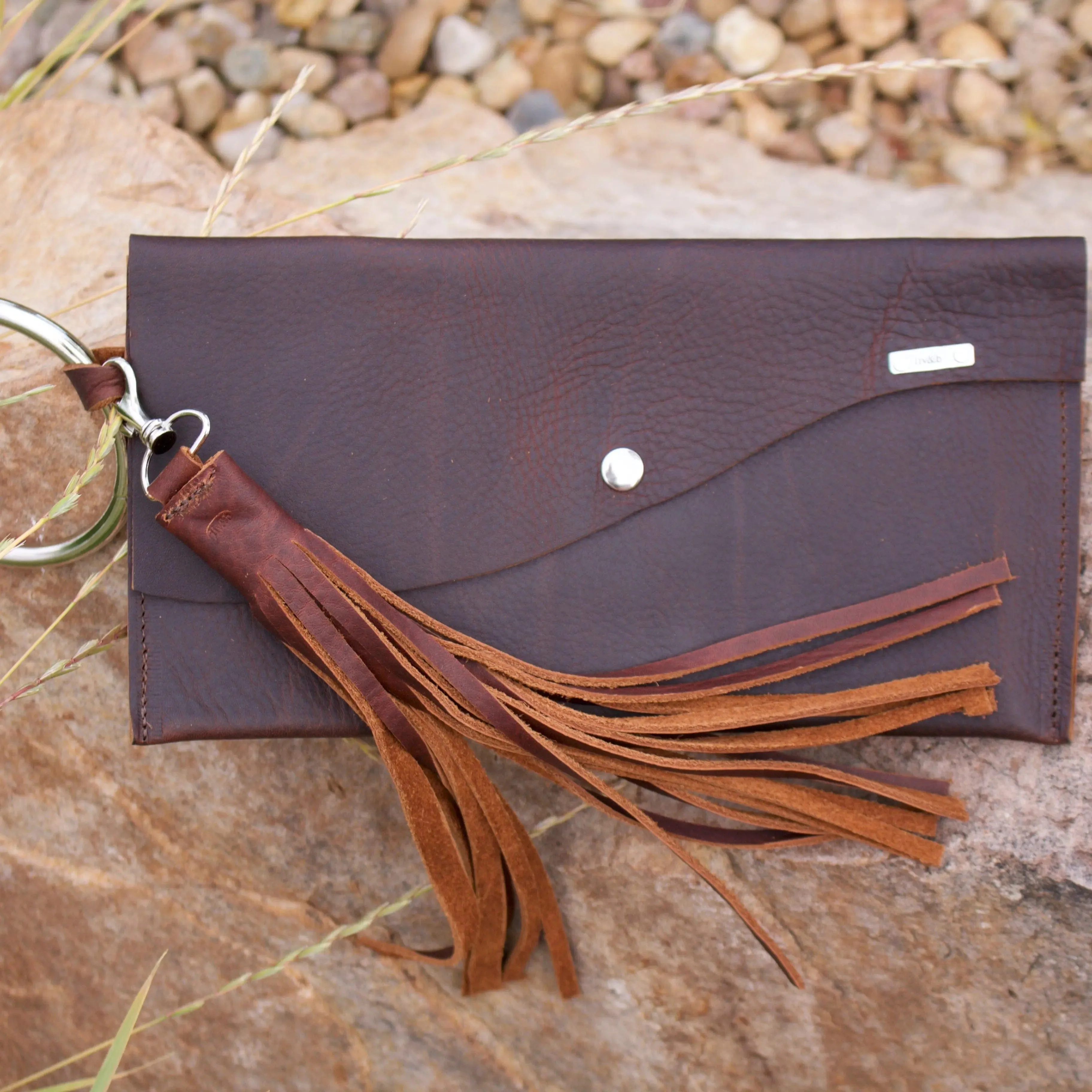 GNO Leather Handmade Clutch