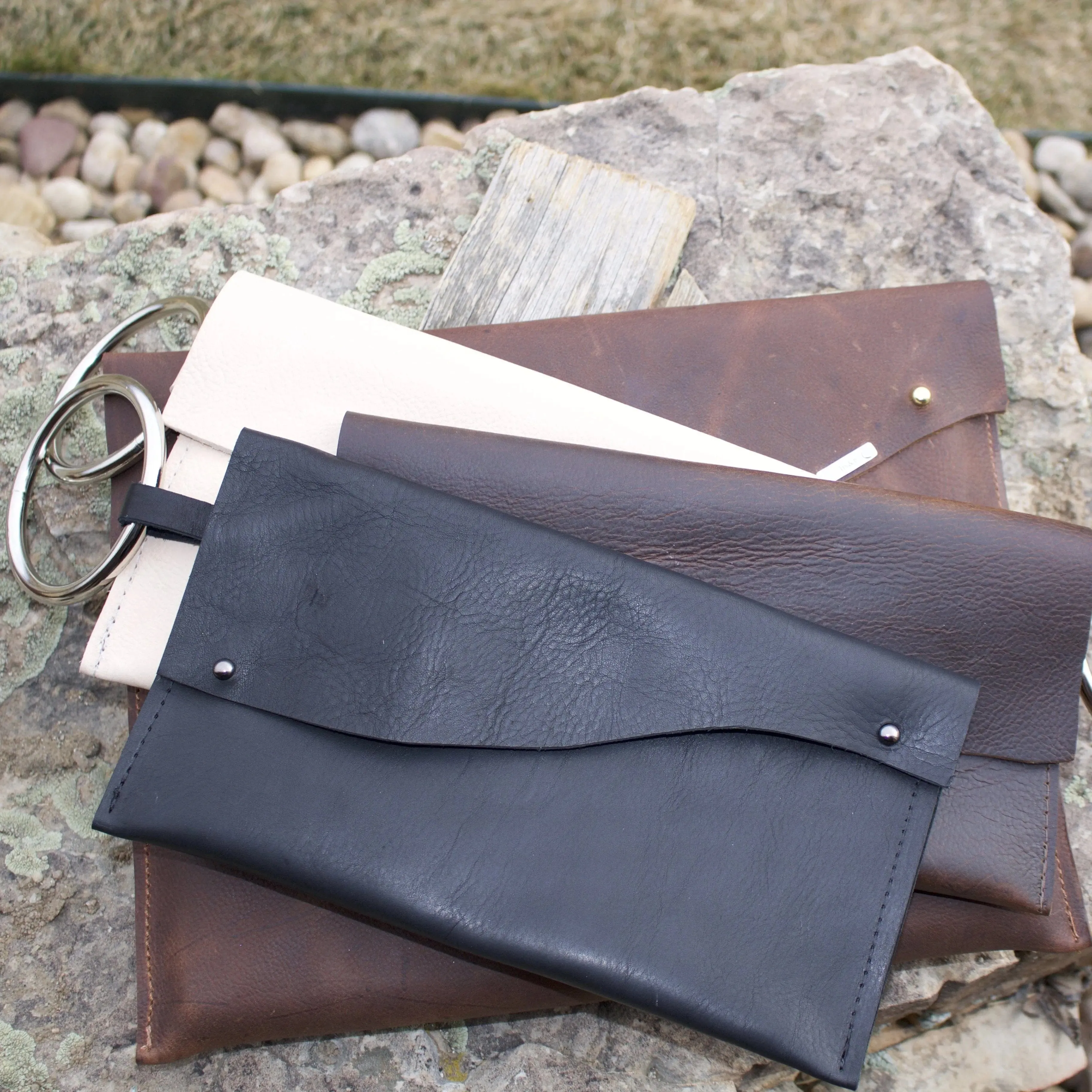 GNO Leather Handmade Clutch