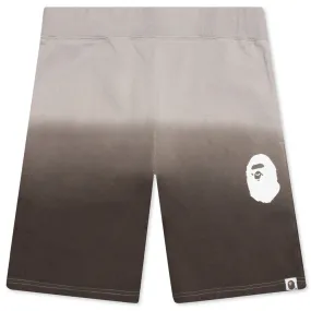 Gradation Sweat Shorts - Brown