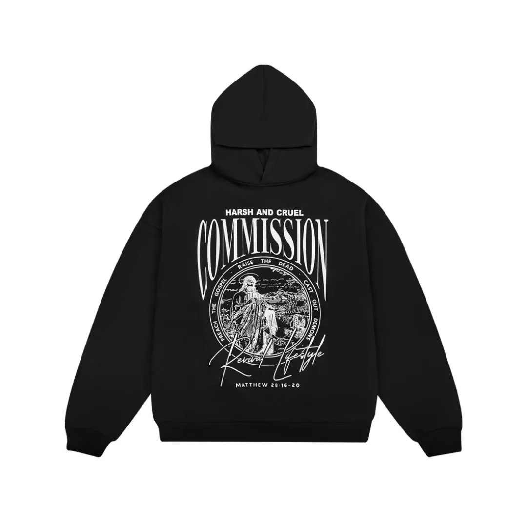 H/C Commission Printed Logo Hoodie