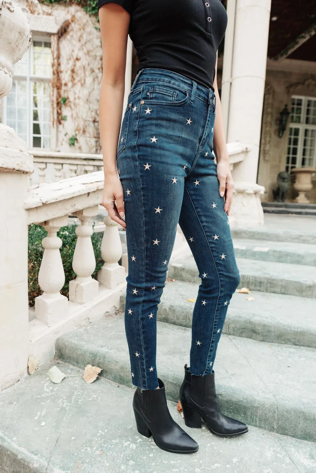 High Rise Starlight Skinnies