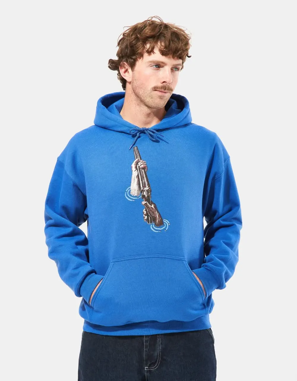 Hockey Shotgun Pullover Hoodie - Royal