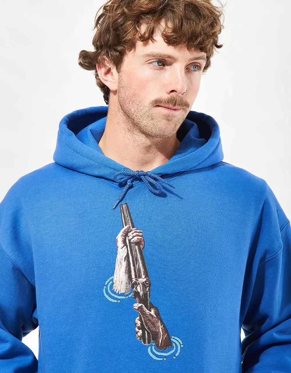 Hockey Shotgun Pullover Hoodie - Royal