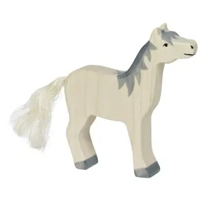 Holztiger Horse Raised, Grey Mane