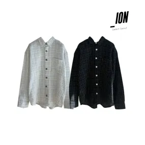 IONSEOUL  |Unisex Street Style Oversized Shirts