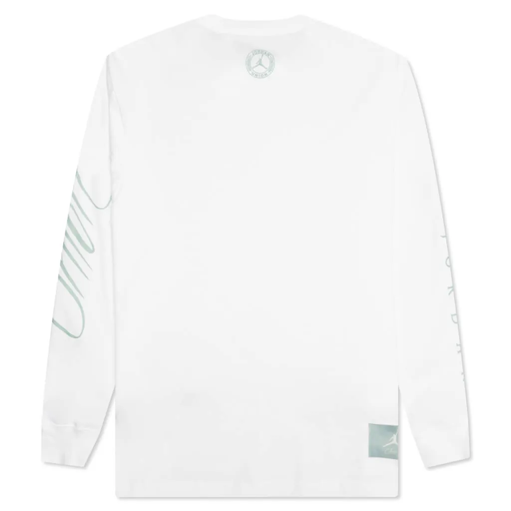 Jordan x Union L/S Tee - White/Grey Haze