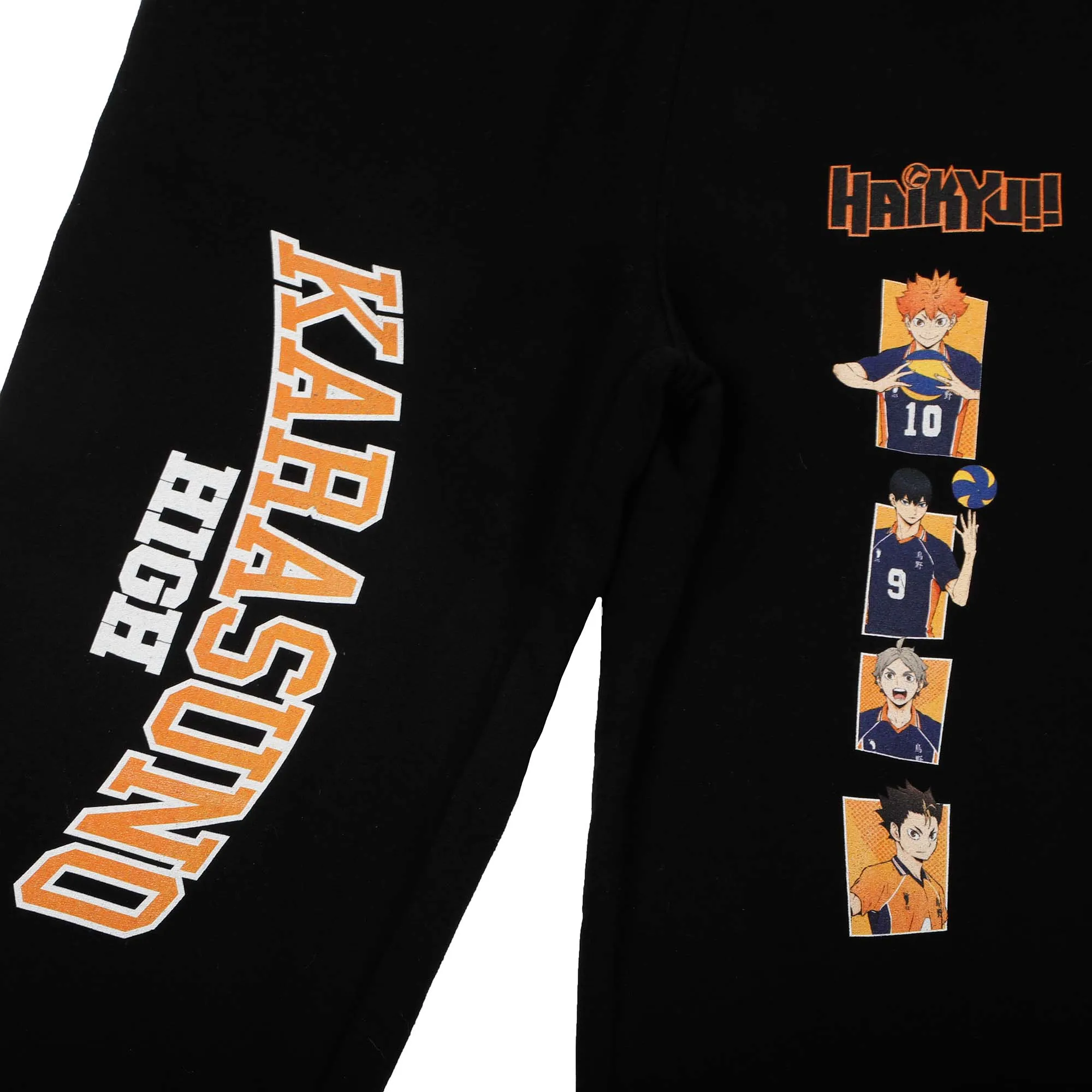 Karasuno High Black Joggers