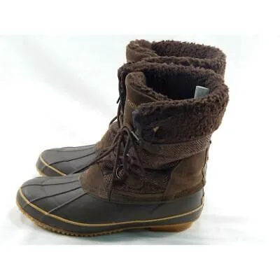 Khombu Corrine Womens Brown Snow Booot 11M