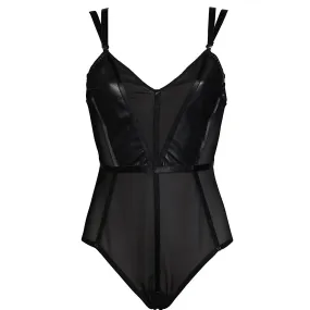 KK X SW Mia Leather Bodysuit