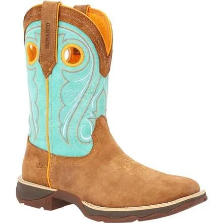 Lady Rebel™ by Durango® Women's Dusty Brown & Sky Blue Western Boot