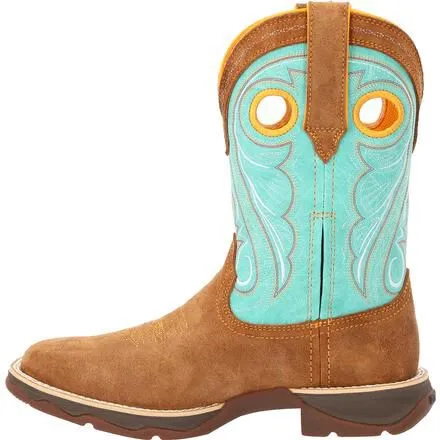 Lady Rebel™ by Durango® Women's Dusty Brown & Sky Blue Western Boot