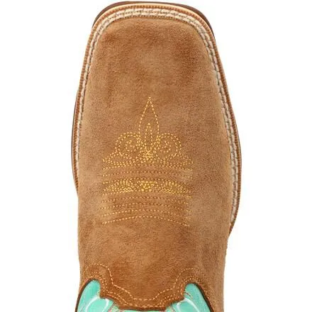 Lady Rebel™ by Durango® Women's Dusty Brown & Sky Blue Western Boot