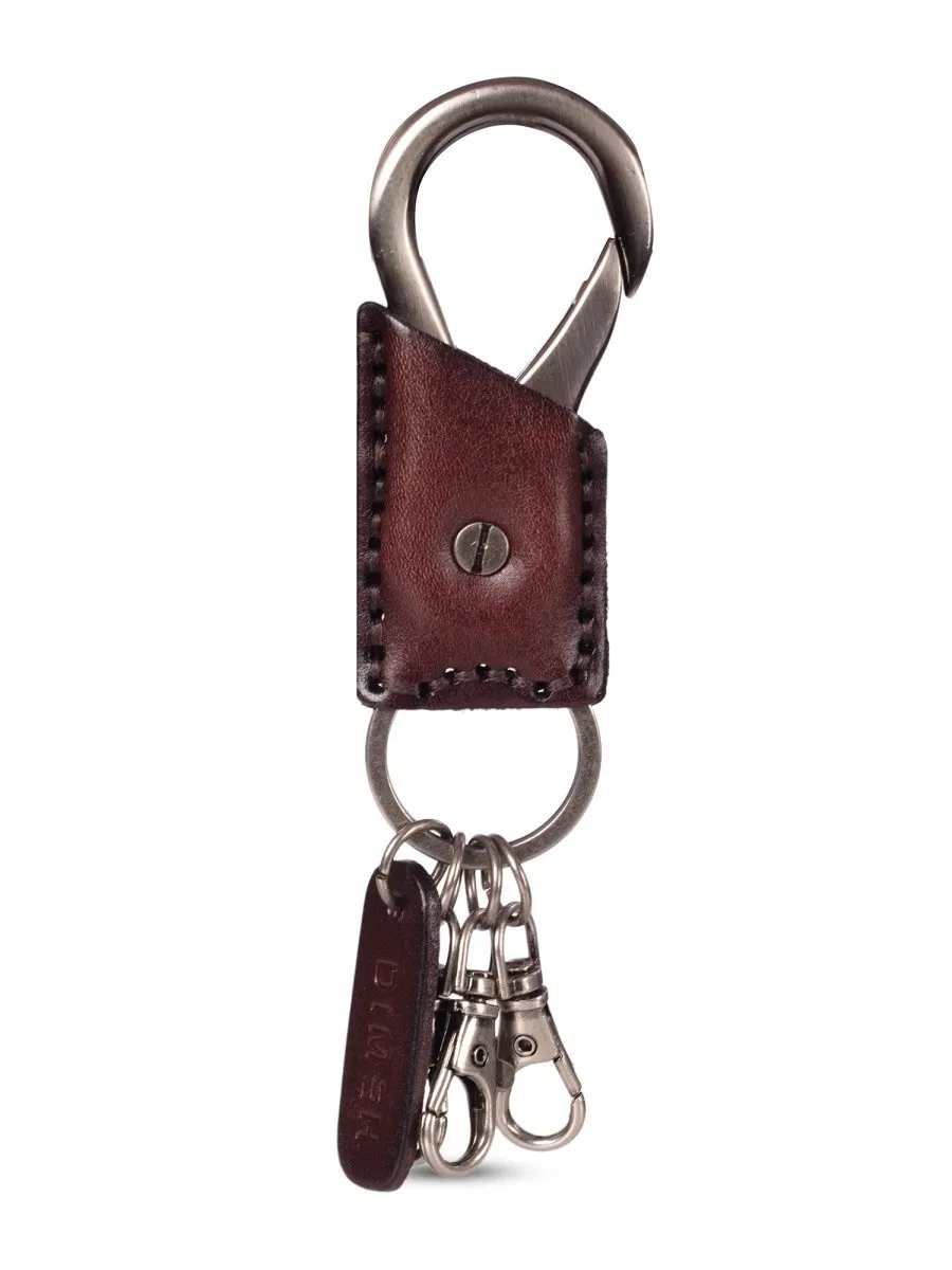 Leather Brown Keychain