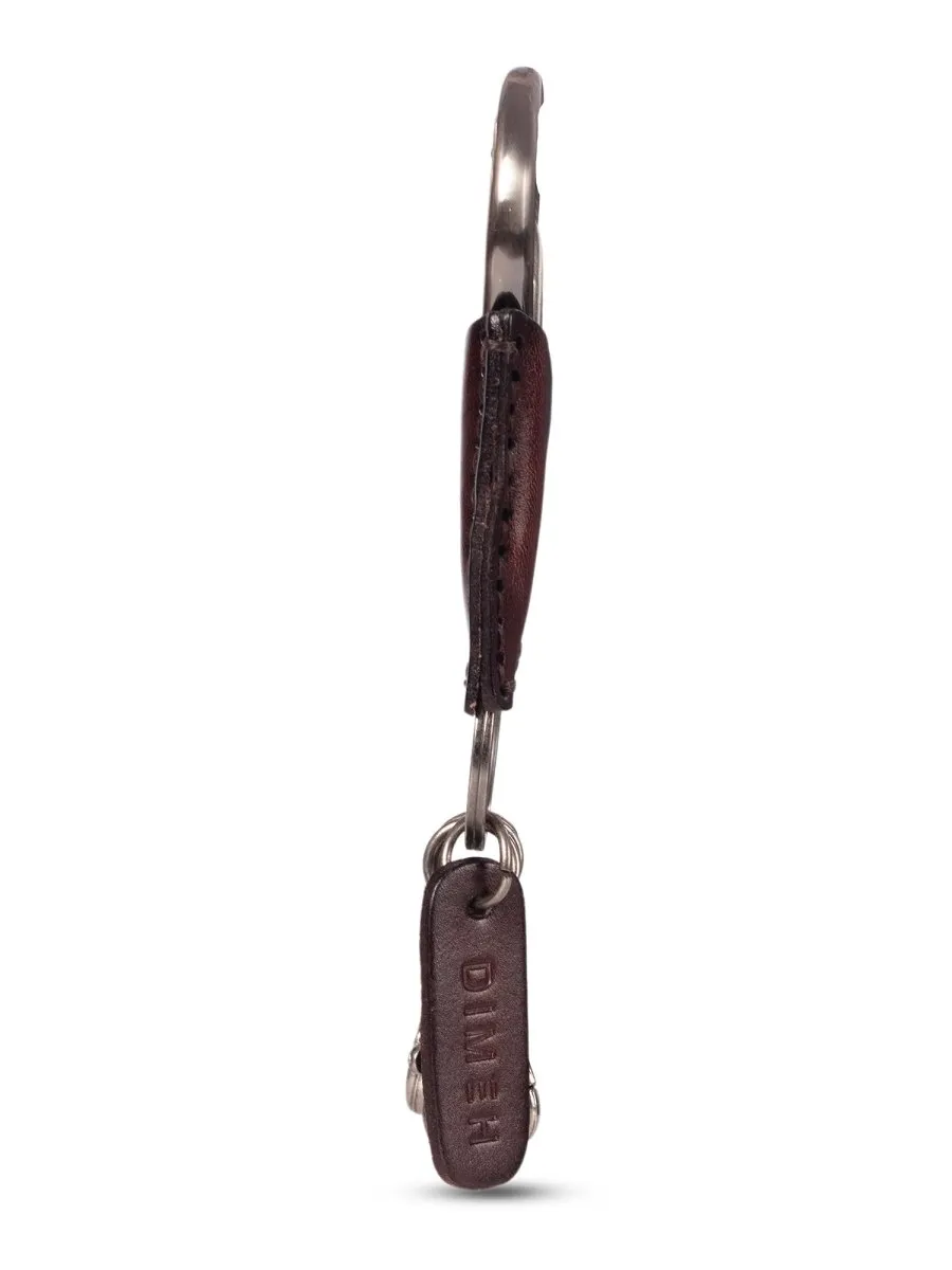 Leather Brown Keychain