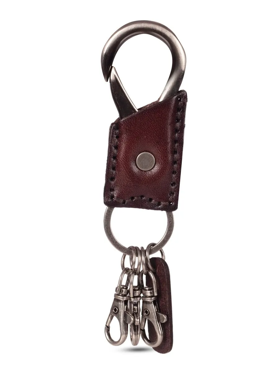 Leather Brown Keychain