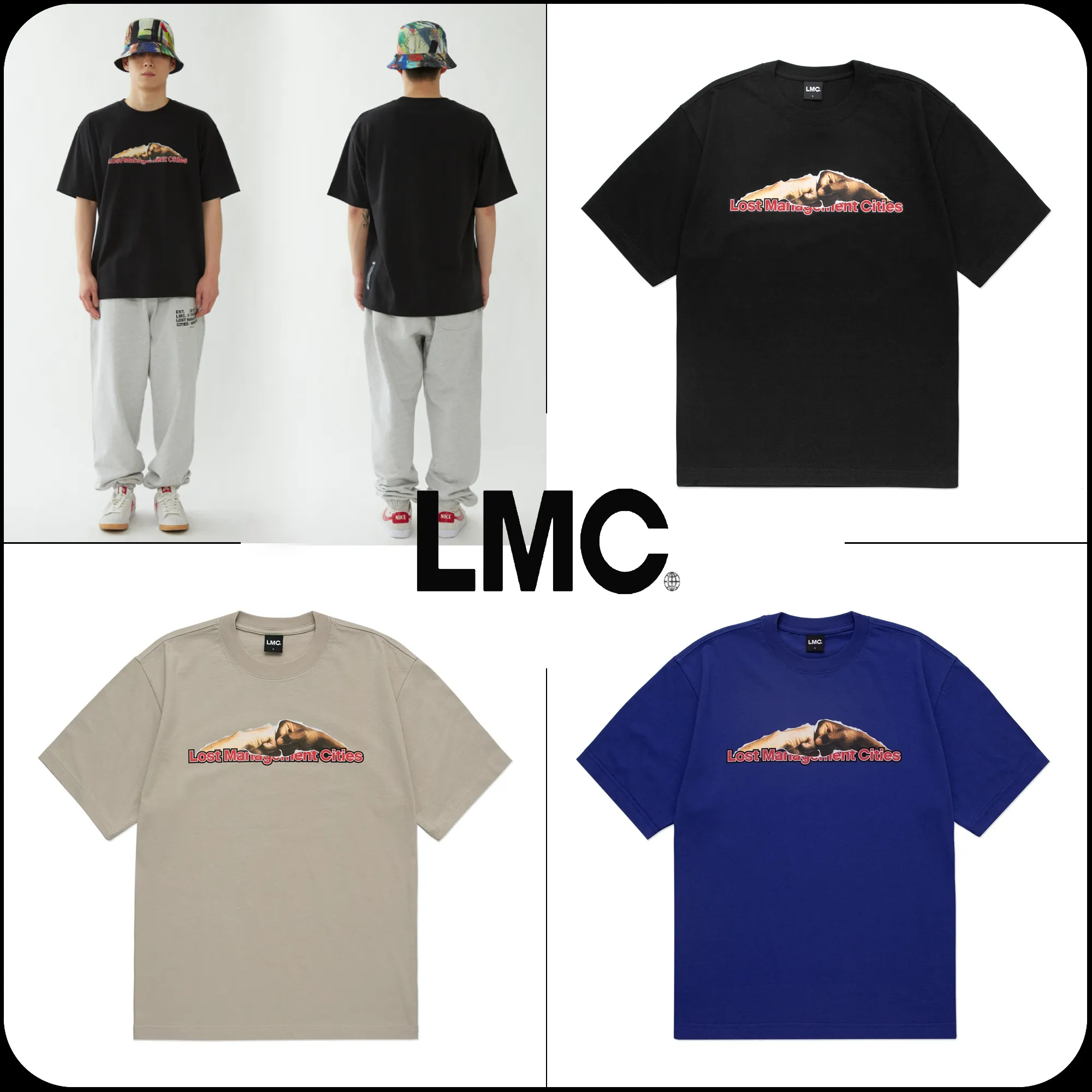 LMC  |Unisex Street Style Logo T-Shirts