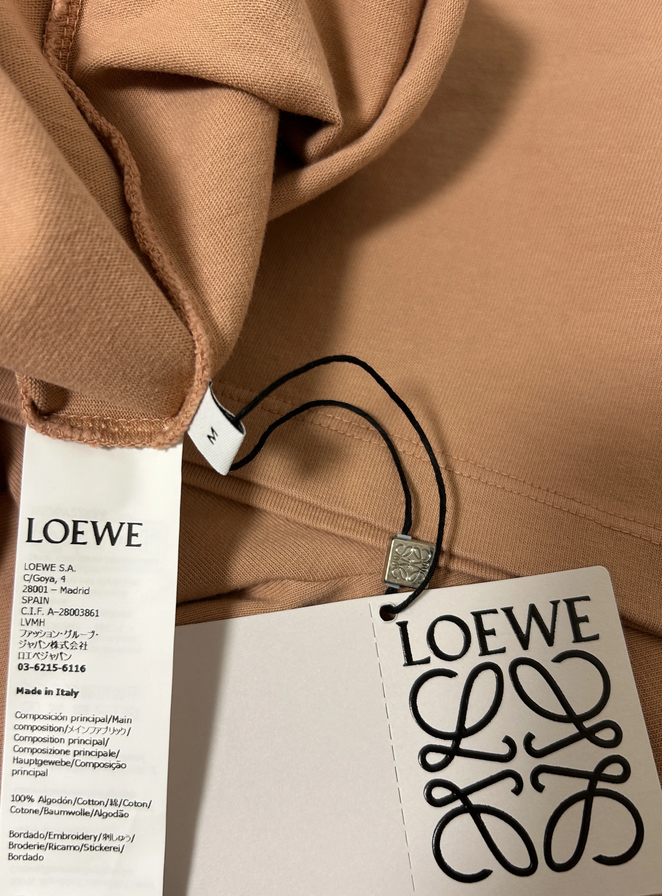 LOEWE  |Unisex Cotton Short Sleeves Logo Luxury