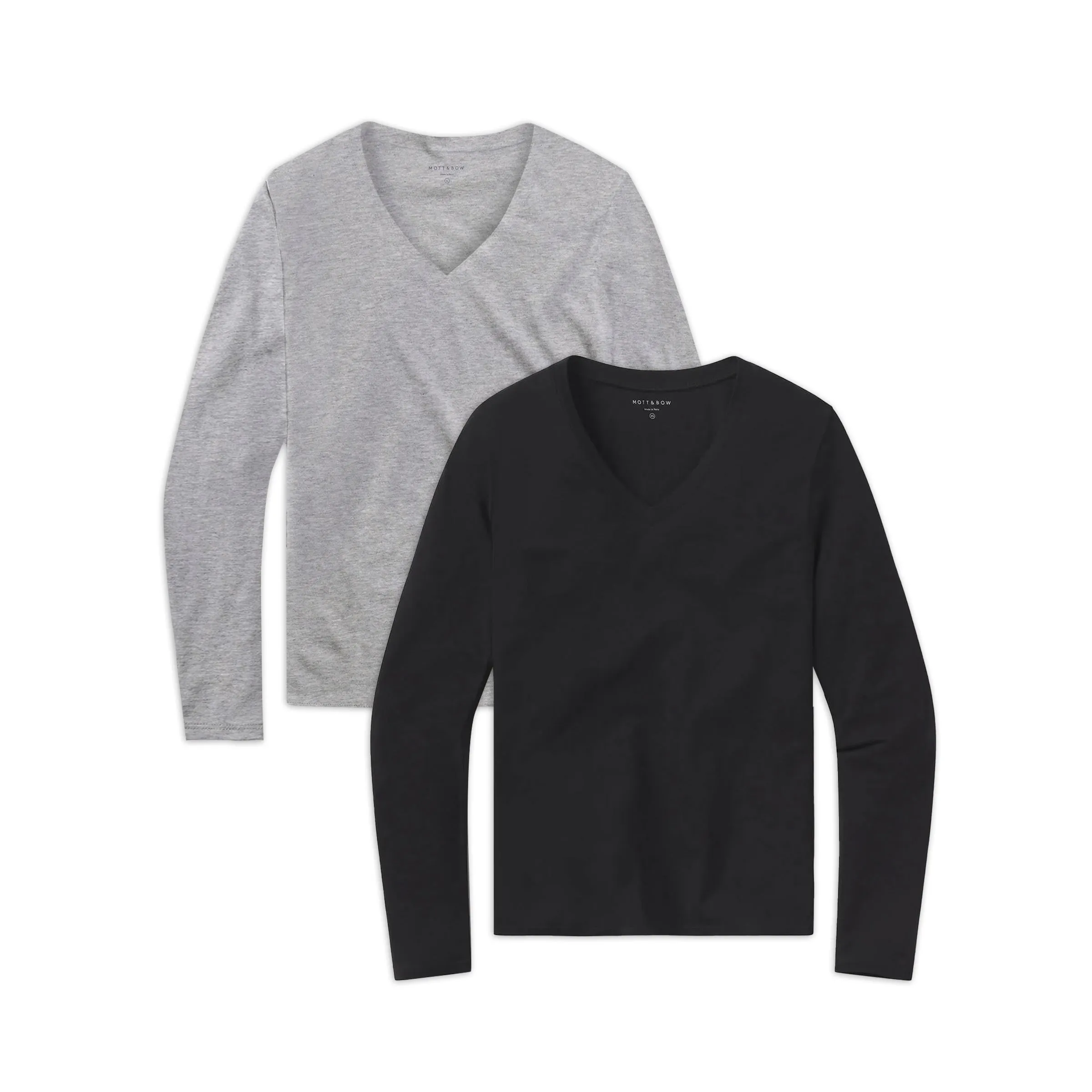 Long Sleeve V-Neck Tee Marcy 2-Pack