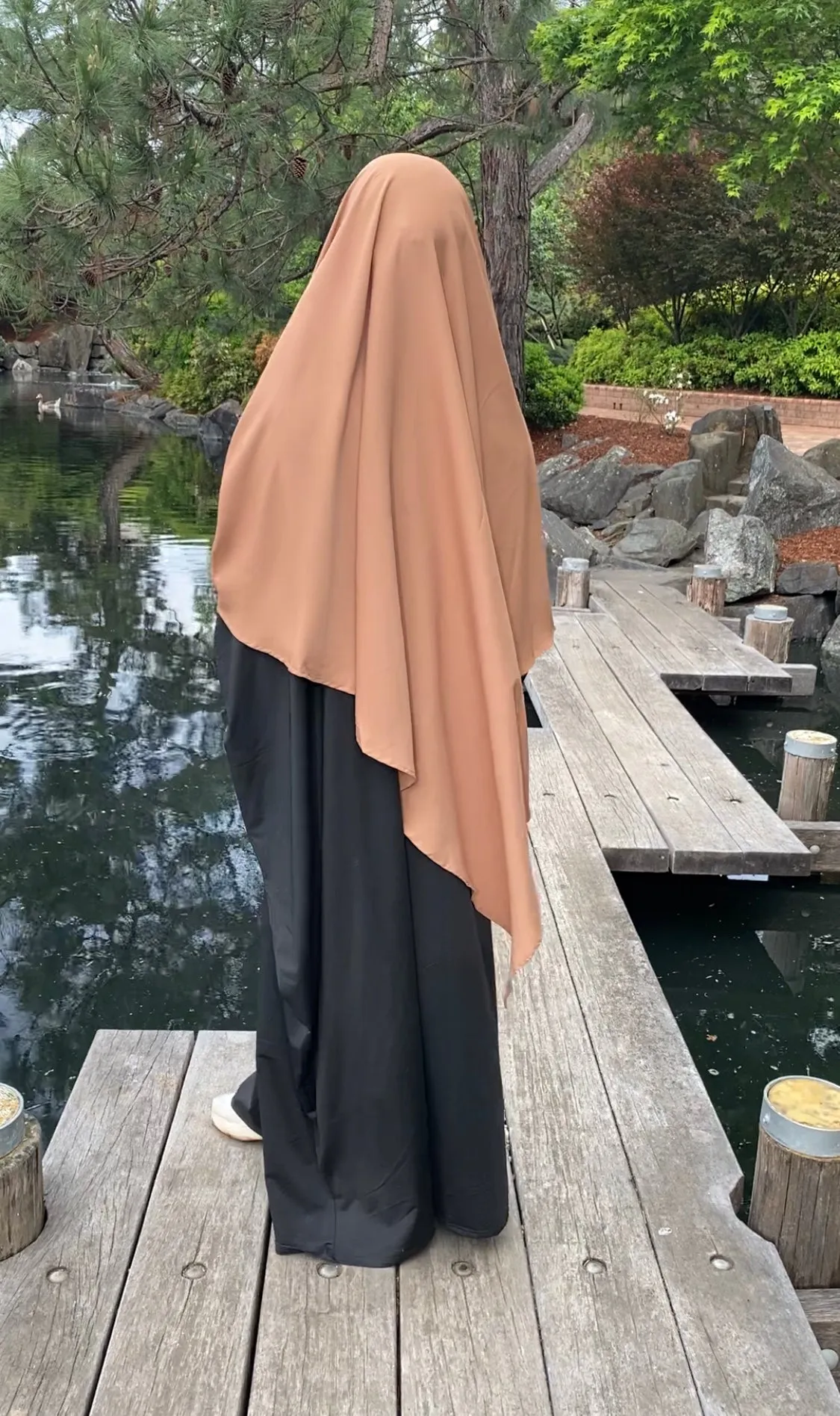 Lux Coffee brown khimar