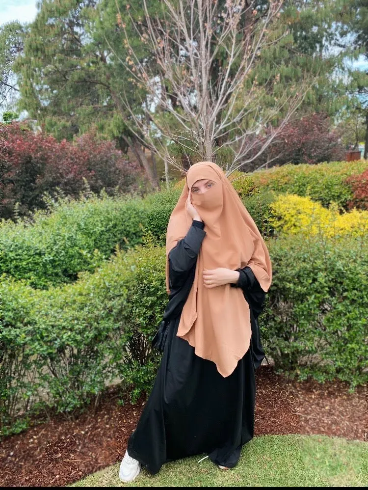 Lux Coffee brown khimar